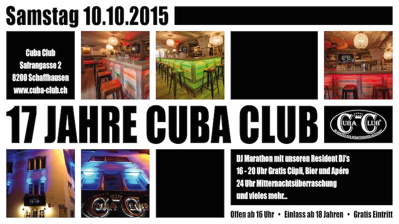 17 Jahre Cuba Club