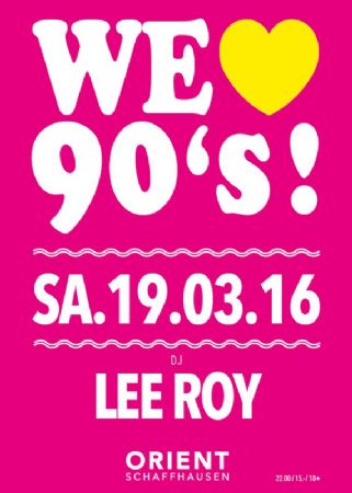 We love 90's