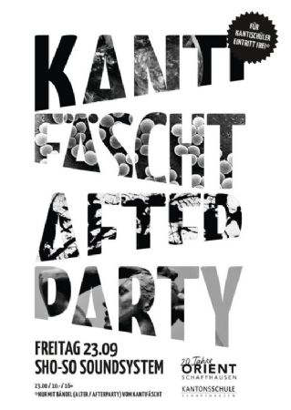 Kantifäscht Afterparty 