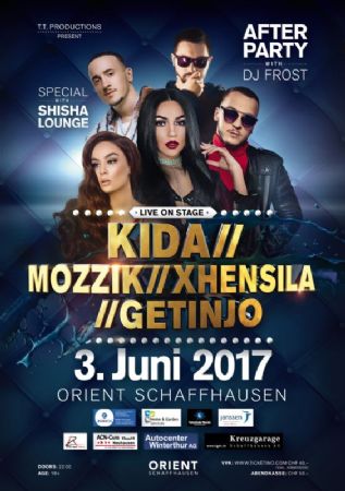 Kida // Mozzik // Xhensila // Getinjo live on stage