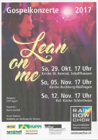 Lean on me – Gospelkonzert 