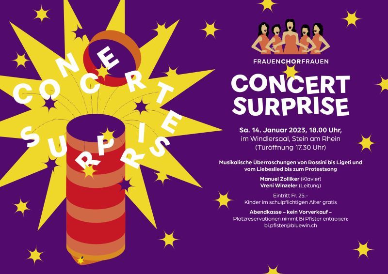 FrauenChorFrauen – Concert Surprise