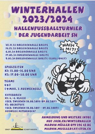 Winterhallen – Hallenfussballturnier der Jugendarbeit Schaffhausen