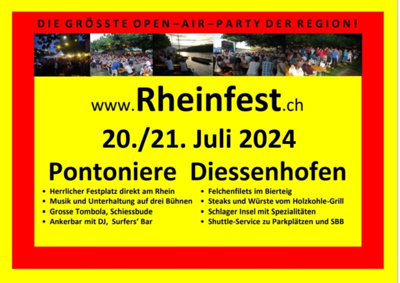 Rheinfest 2024 -  Grösste Open Air Party der Region