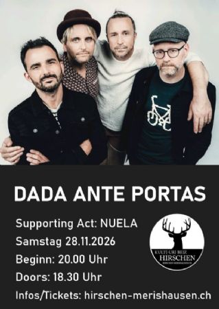 Dada Ante Portas // Supporting Act: Nuela