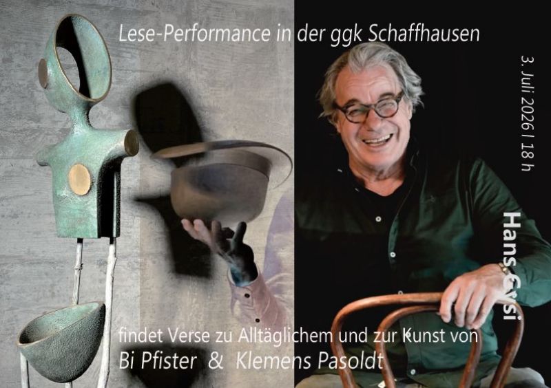 Lese-Performance mit Hans Gysi