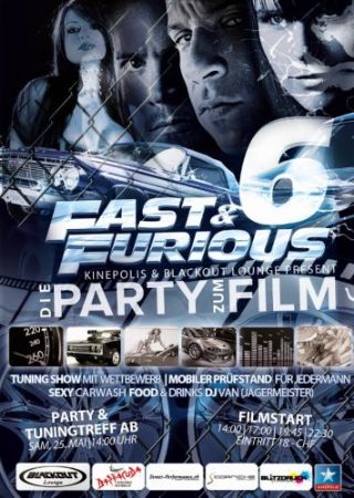 Fast & Furious 6 – Die Party zum Film