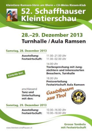 Kleintierausstellung Ramsen SH