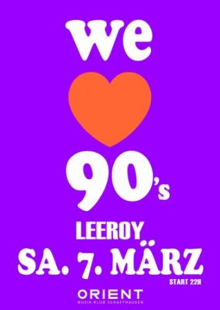 We love 90's
