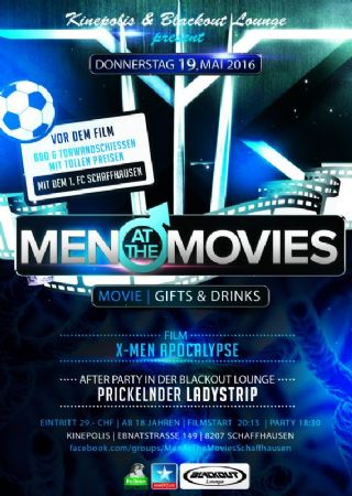 Men at the movies 