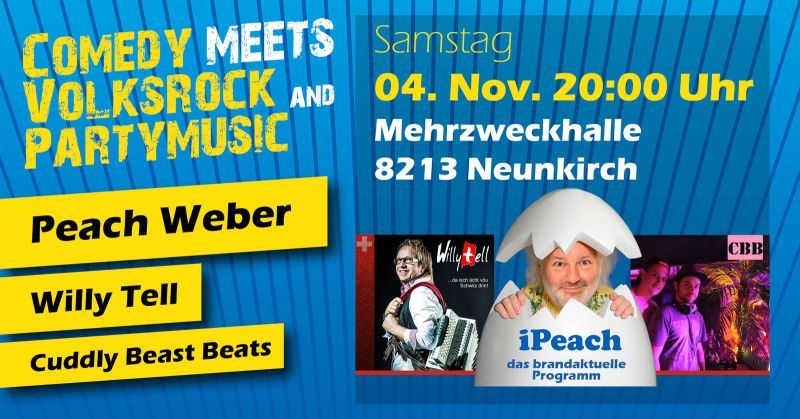 Comedy meets Volksrock and Partymusic