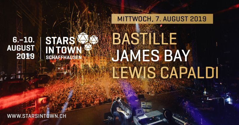 Stars in Town – Bastille, James Bay und Lewis Capaldi