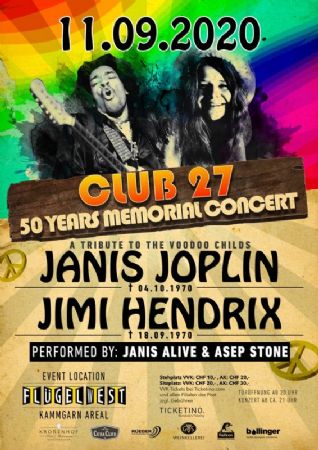 Club 27 – Janis Joplin & Jimi Hendrix