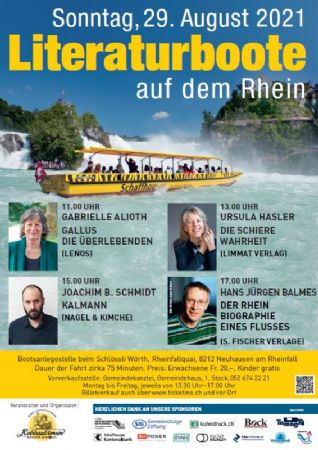 Literaturboote 2021 auf dem Rhein