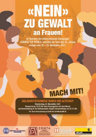 «Nein» zu Gewalt an Frauen – Orange the World