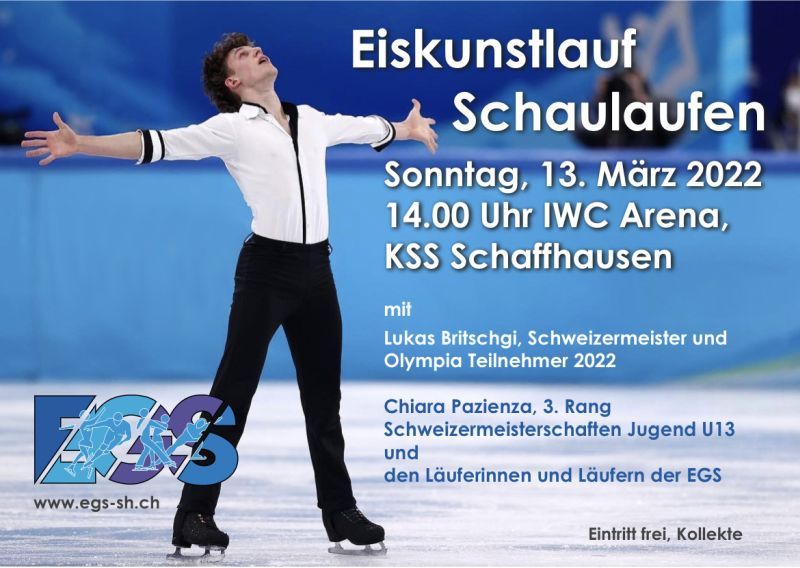 Eiskkunstlauf: Schaulaufen