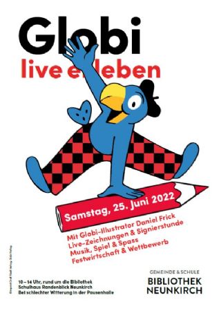 Bibliotheksfest mit Globi und Globi-Illustrator Daniel Frick