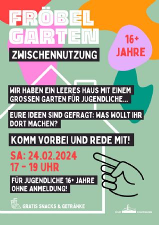 Fröbelgarten Zwischennutzung – Rede mit!