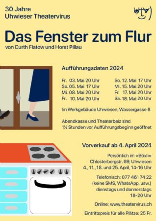 Uhwieser Theatervirus – «Das Fenster zum Flur»