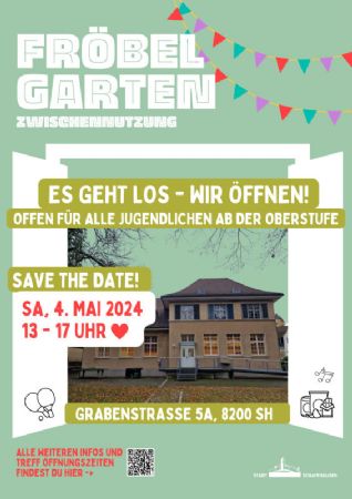 Fröbelgarten - Wir öffnen!