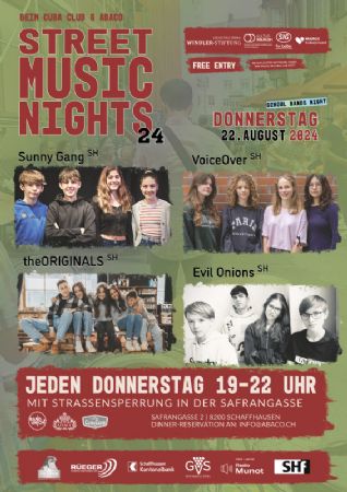 8. Street Music Nights 2024 – School Bands Night