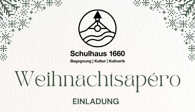 Weihnachtsapéro Schulhaus 1660