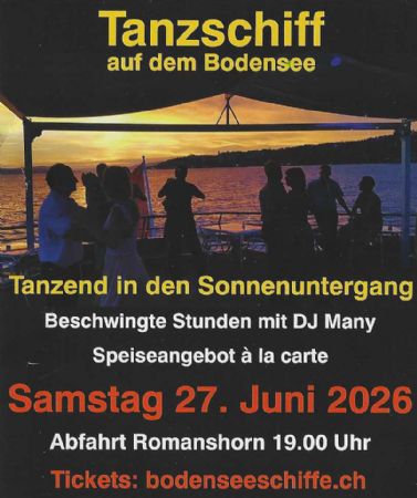 Tanzschiff auf dem Bodensee