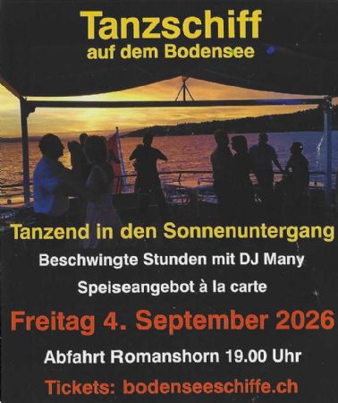 Tanzschiff auf dem Bodensee