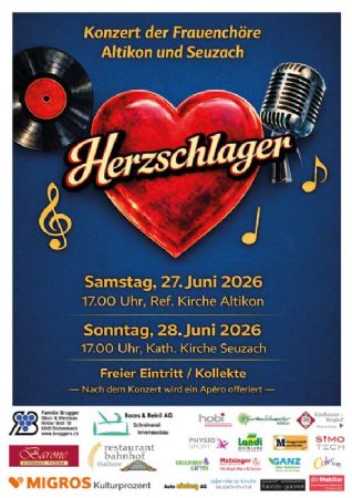 Frauenchöre Altikon und Seuzach – «Herzschlager»