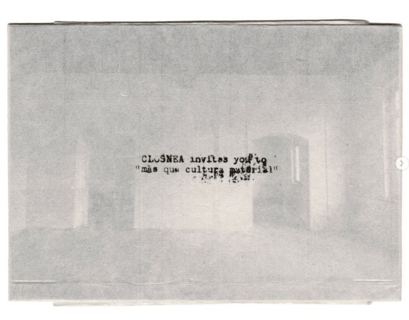 CLOSNEA Kollektiv – «Más que cultura material»
