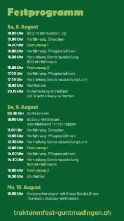 Traktorenfest Guntmadingen