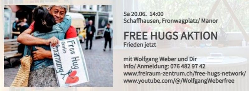 Free Hugs Aktion