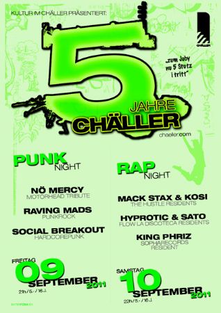 5 Jahre Chäller – Punk Night