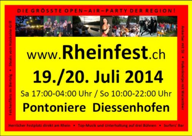 Rheinfest 2014 Pontoniere Diessenhofen