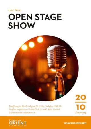 2. Open Stage Show