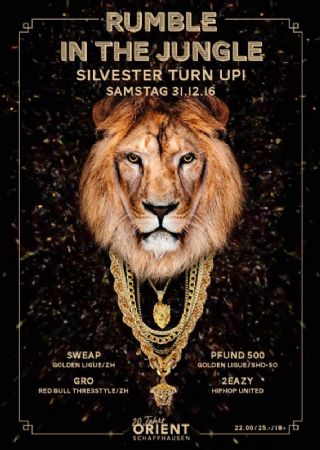 Rumble in the Jungle – Silvester Turn Up!