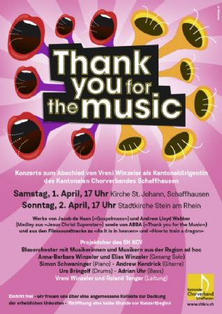 Thank you for the Music