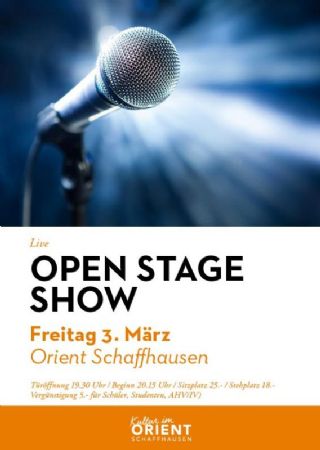 4. Open Stage Show