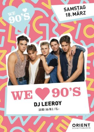 We love 90's