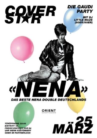 Coverstar – Live «Nena» das beste Nena Double Deutschlands