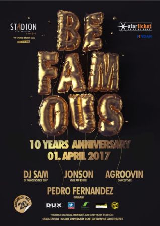 Be Famous – 10 Years Anniversary