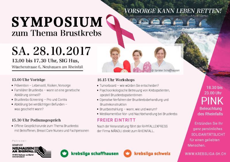 Rheinfall in Pink