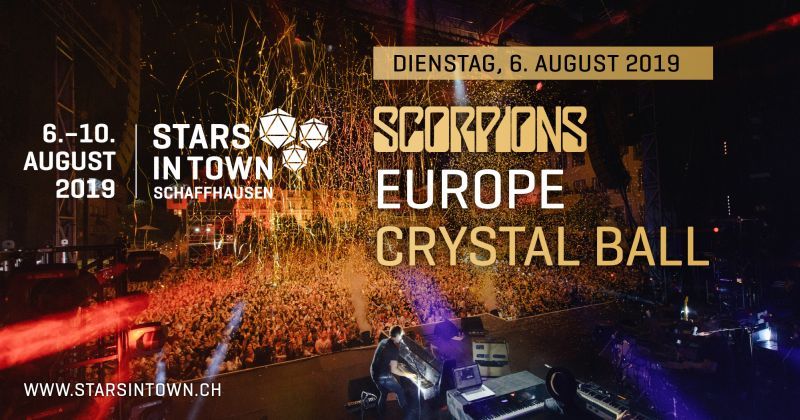 Stars in Town – Scorpions, Europe und Crystal Ball