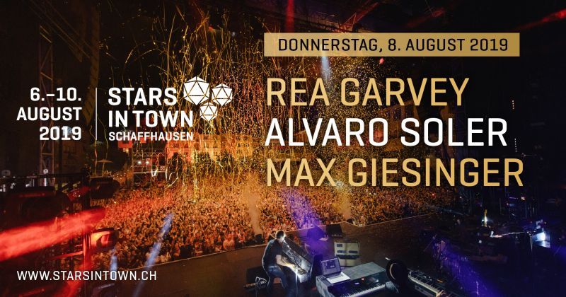 Stars in Town – Rea Garvey, Alvaro Soler und Max Giesinger