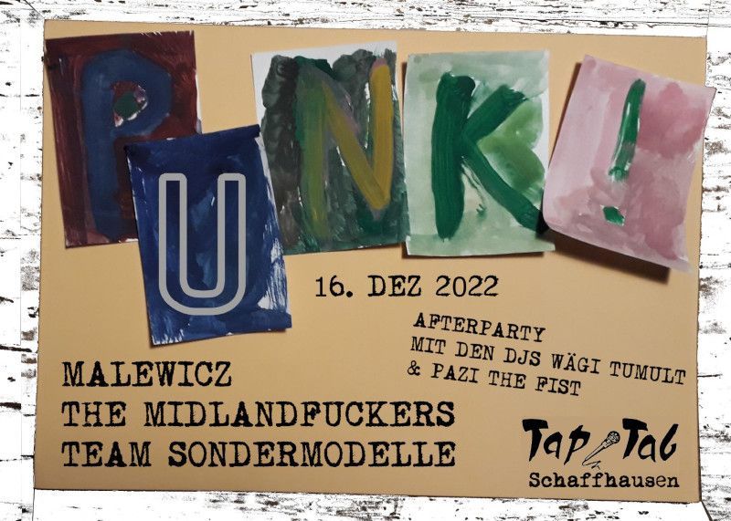 Malewicz (FR), The Midlandfuckers (AG) und Team Sondermodelle (Winti)
