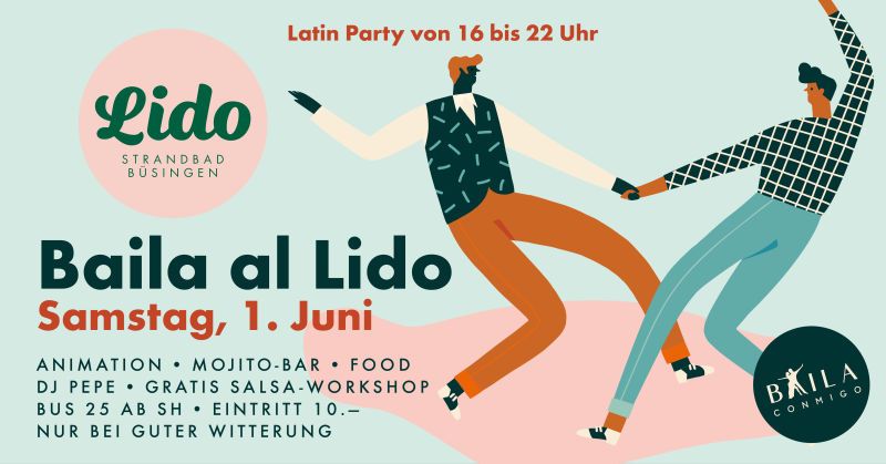 «Baila al Lido» – die Latin-Party – ABGESAGT!