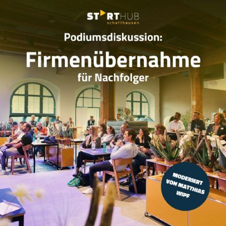 Podiumsdiskussion über Nachfolge in bestehenden Unternehmen
