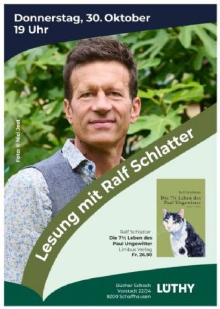 Lesung mit Ralf Schlatter