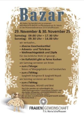 Weihnachts-Bazar 