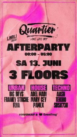 Lindlifäscht 2026 Afterparty x Quartier Klub